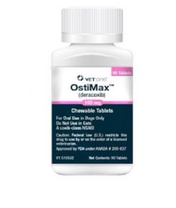 OstiMax (deracoxib) Chewable 100mg 90 Tablets