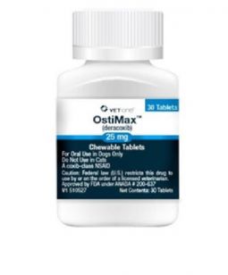 OstiMax (deracoxib) Chewable 25mg 30 Tablets