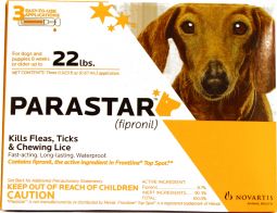 Parastar for Dogs up to 22 lbs 3 Month