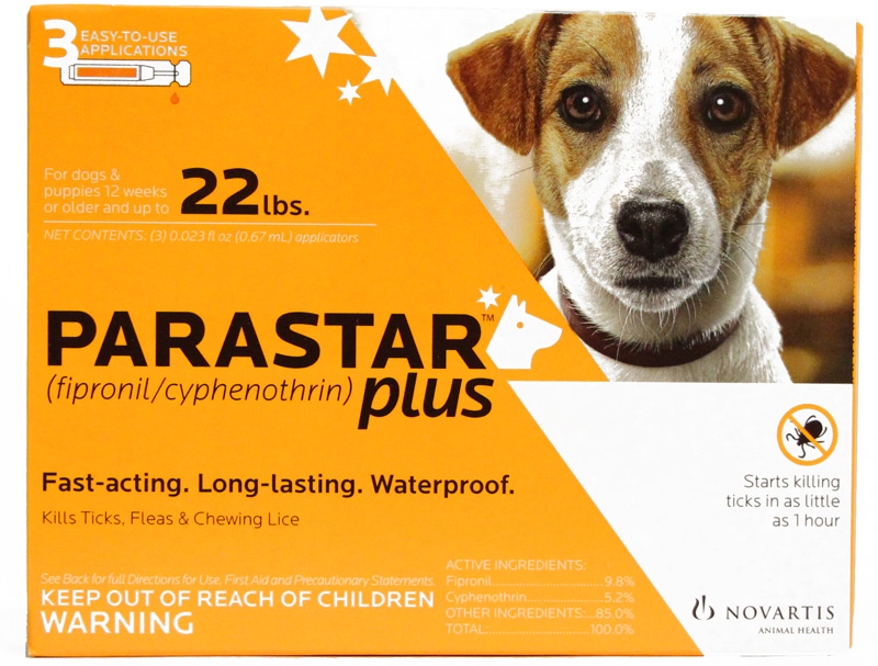 Parastar Plus for Dogs 0-22 lbs 3 Month