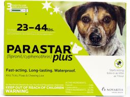 Parastar Plus for Dogs 23-44 lbs 3 Month