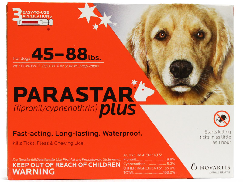 Parastar Plus for Dogs 45-88 lbs 3 Month