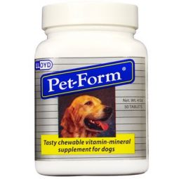 Pet-Form Chewable 50 Count