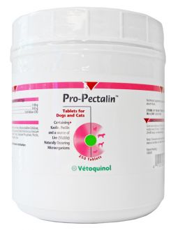 Pro-Pectalin Anti-Diarrheal Tablets for Dogs & Cats 250 ct