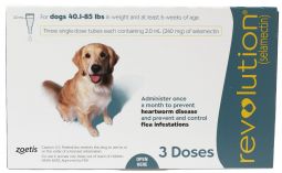 Revolution For dogs 40.1 to 85 lbs (3 Month)