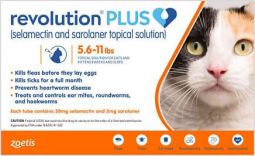 Revolution Plus for Cats 5.6 - 11lbs 1 Month