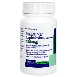 Rilexine (cephalexin) Chewable 150 mg 100 Count