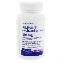 Rilexine (cephalexin) Chewable 300 mg 100 Count