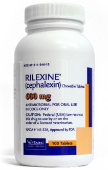 Rilexine (cephalexin) Chewable 600 mg 100 Count