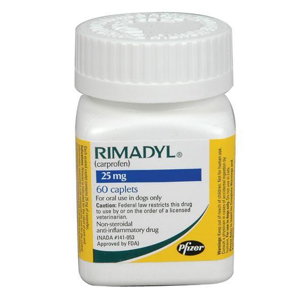 Rimadyl 25mg 60 caplets