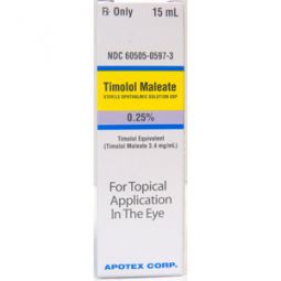 Timolol Maleate Ophthalmic Solution 0.25% 15mL