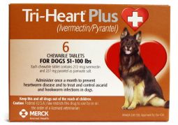 Tri-Heart Plus For Dogs 51-100lbs 12 Month