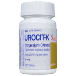 Urocit-K 5mEq 540 mg Extended-Release Tablets 100ct
