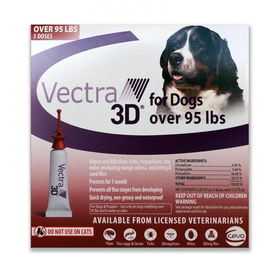 Vectra 3d for discount dogs over 95 lbs