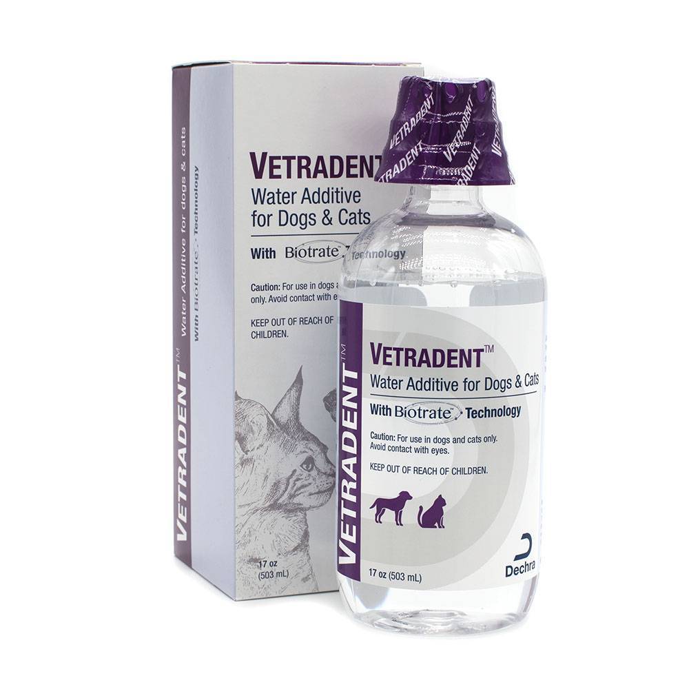 Vetradent Water Additive for Dogs and Cats 17oz