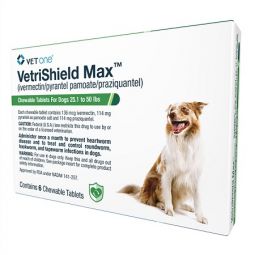 VetriShield Max For Dogs 25.1-50 lbs 6 Month
