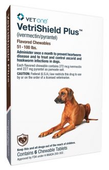 VetriShield Plus For Dogs 51-100 lbs 6 Month