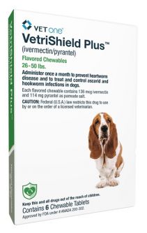 VetriShield Plus For Dogs 26-50 lbs 6 Month