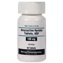 Doxycycline Hyclate 100 mg PER CAPSULE