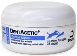 DentAcetic Dental Wipes 25 ct
