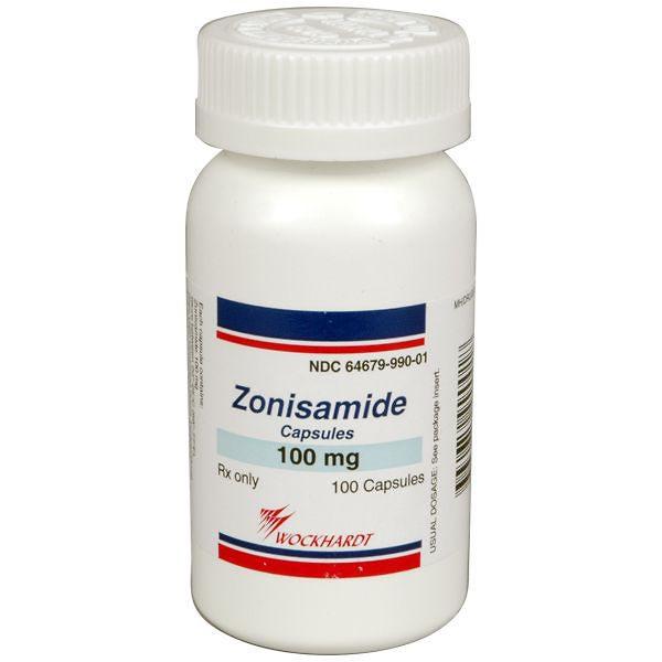 Zonisamide 100mg 100 Capsules