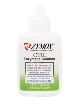 Zymox Otic Enzymatic Solution Hydrocortizone Free 1.25 oz